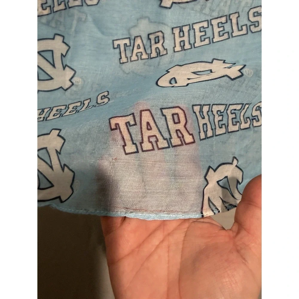 NCAA North Carolina Tarheels‎ sheer blue scarf unisex, winter, fashion